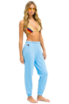 Classic 5 STRIPE SWEATPANTS - SKY RAINBOW
