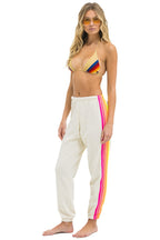 Classic 5 STRIPE SWEATPANTS - VINTAGE WHITE NEON