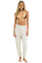 Classic 5 STRIPE SWEATPANTS - VINTAGE WHITE NEON