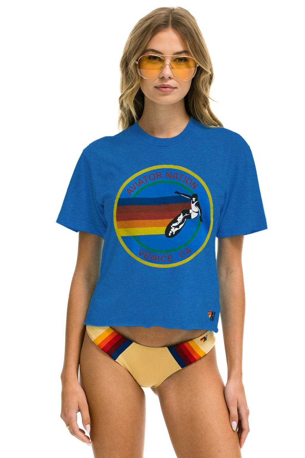 Classic SIGNATURE VENICE BOYFRIEND TEE - ADVENTURE BLUE