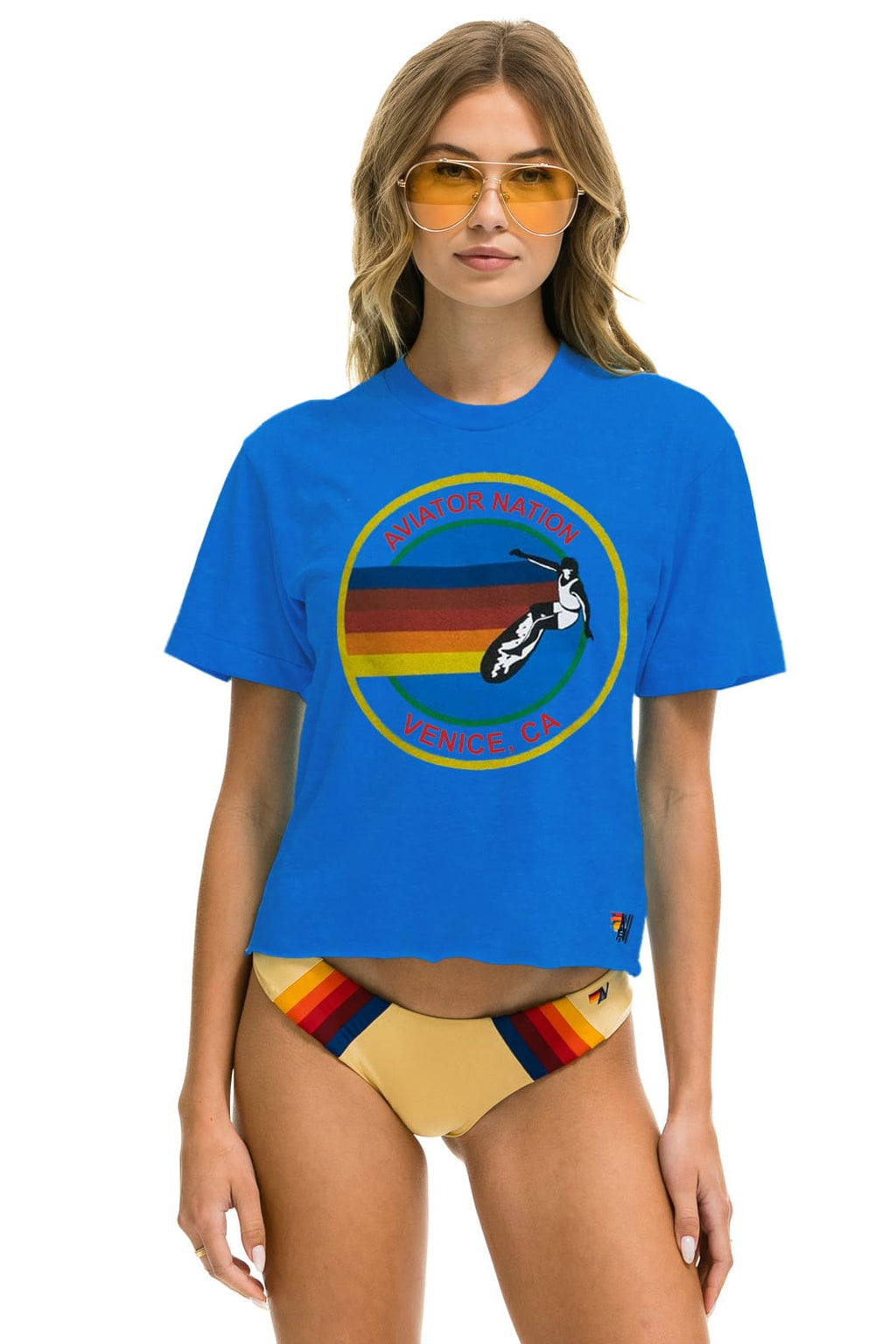 Classic SIGNATURE VENICE BOYFRIEND TEE - OCEAN