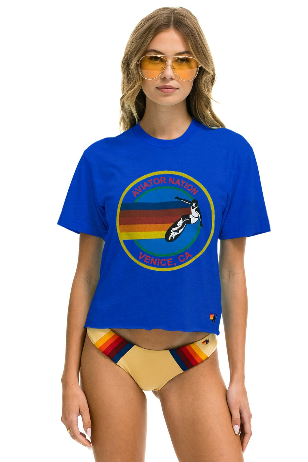 Classic SIGNATURE VENICE BOYFRIEND TEE - ROYAL