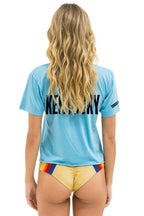 Classic BOURBON AND BEYOND 2025 BOYFRIEND TEE - AQUA