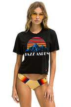 Classic JAZZ ASPEN SNOWMASS 2025 BOYFRIEND TEE - BLACK