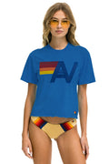 Classic LOGO BOYFRIEND TEE - ADVENTURE BLUE