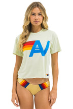 Classic LOGO BOYFRIEND TEE - LIME CREAM