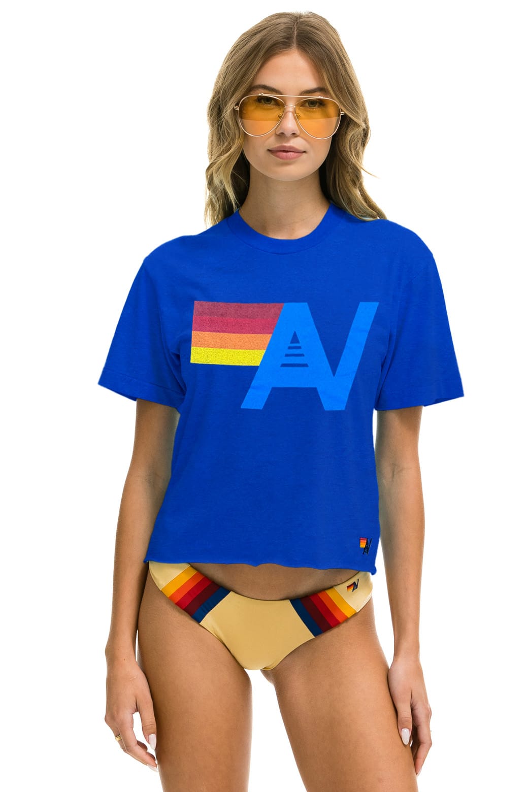 Classic LOGO BOYFRIEND TEE - ROYAL