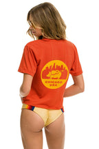 Classic WINDY CITY SMOKEOUT 2025 BOYFRIEND TEE SHIRT - ORANGE