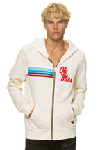 Classic OLE MISS 2026 ZIP HOODIE - VINTAGE WHITE