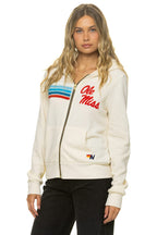 Classic OLE MISS 2026 ZIP HOODIE - VINTAGE WHITE