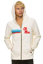 Classic OLE MISS 2026 ZIP HOODIE - VINTAGE WHITE
