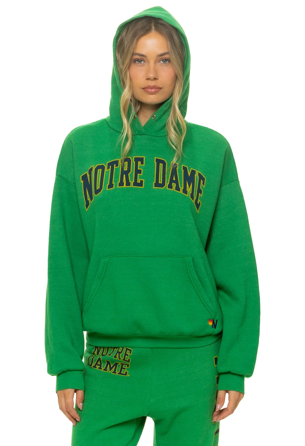 Classic NOTRE DAME 2026 PULLOVER HOODIE RELAXED - KELLY GREEN