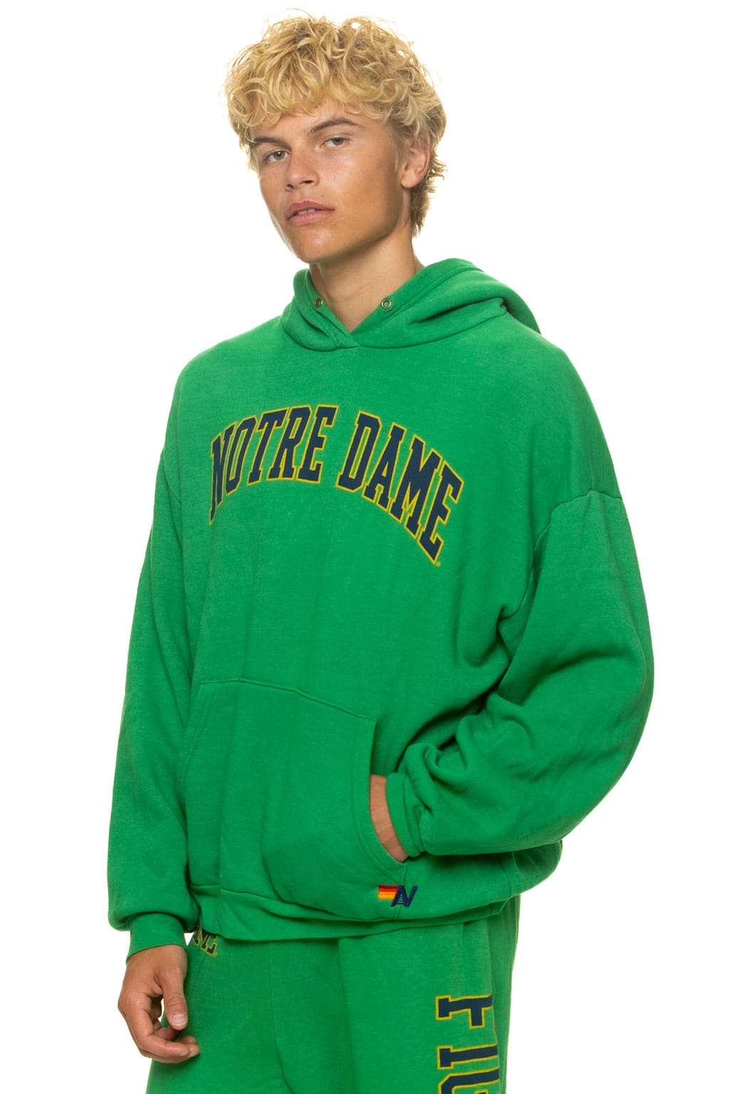 Classic NOTRE DAME 2026 PULLOVER HOODIE RELAXED - KELLY GREEN