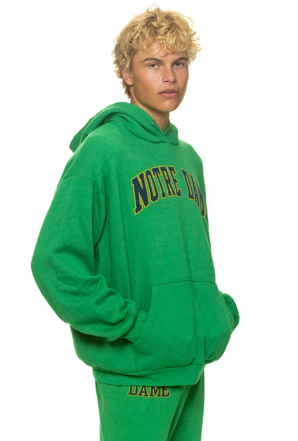 Classic NOTRE DAME 2026 PULLOVER HOODIE RELAXED - KELLY GREEN