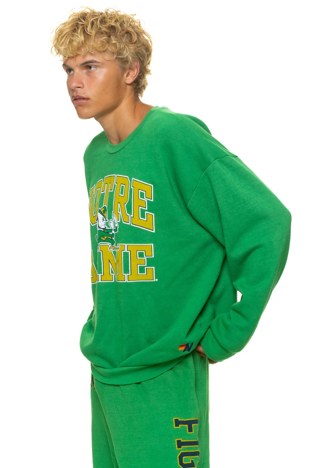 Classic NOTRE DAME 2026 RELAXED CREW SWEATSHIRT - KELLY GREEN