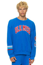 Classic OLE MISS 2026 RELAXED CREW SWEATSHIRT - ADVENTURE BLUE