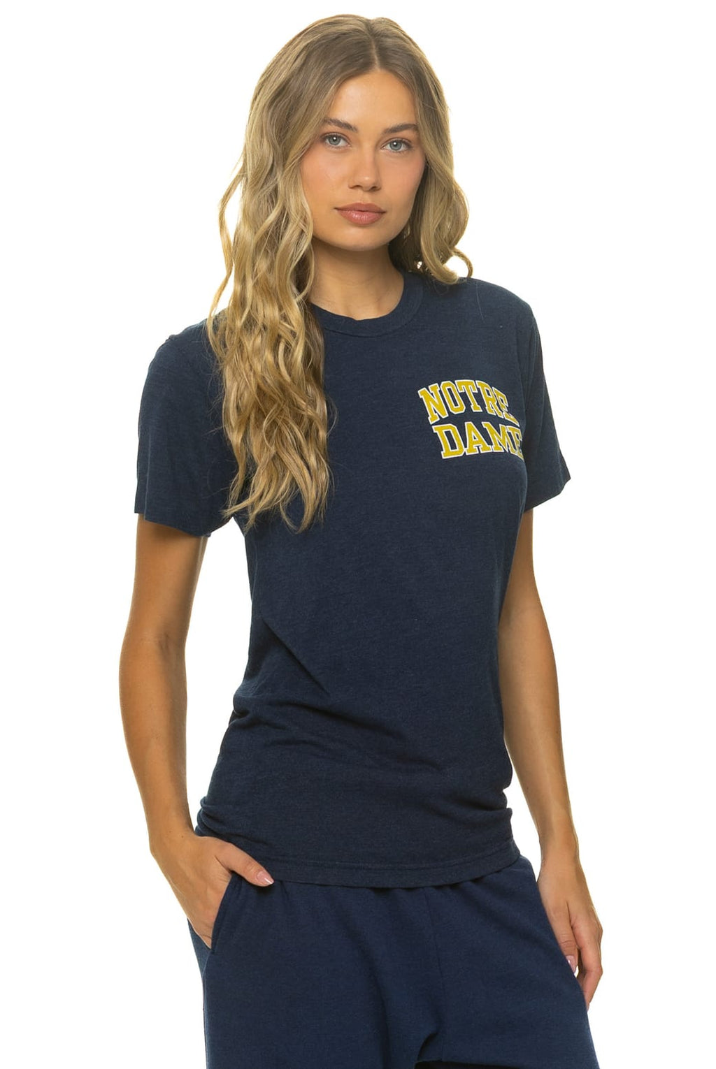 Classic NOTRE DAME 2026 CREW TEE SHIRT - NAVY