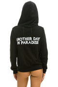 Classic ANOTHER DAY IN PARADISE HOODIE - BLACK