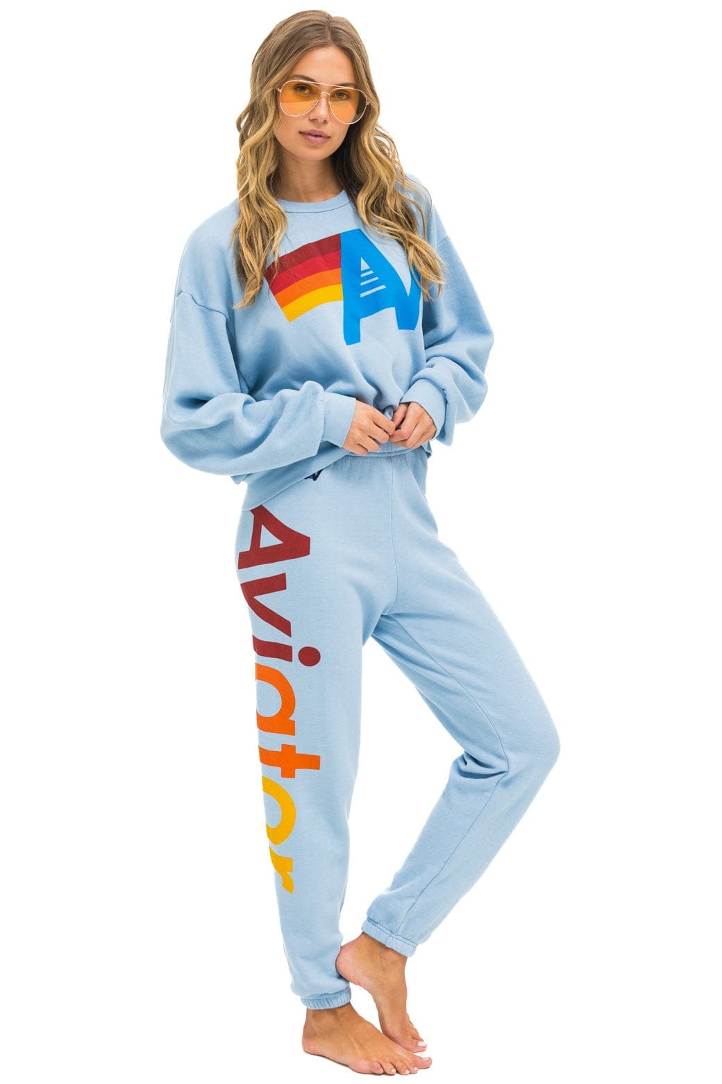 Classic AVIATOR NATION 2 SWEATPANTS - ICE