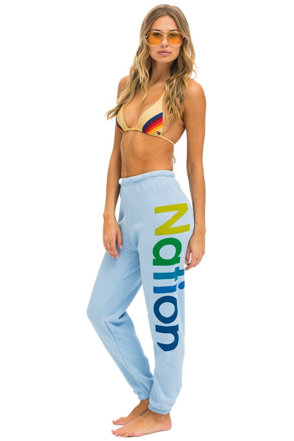Classic AVIATOR NATION 2 SWEATPANTS - ICE
