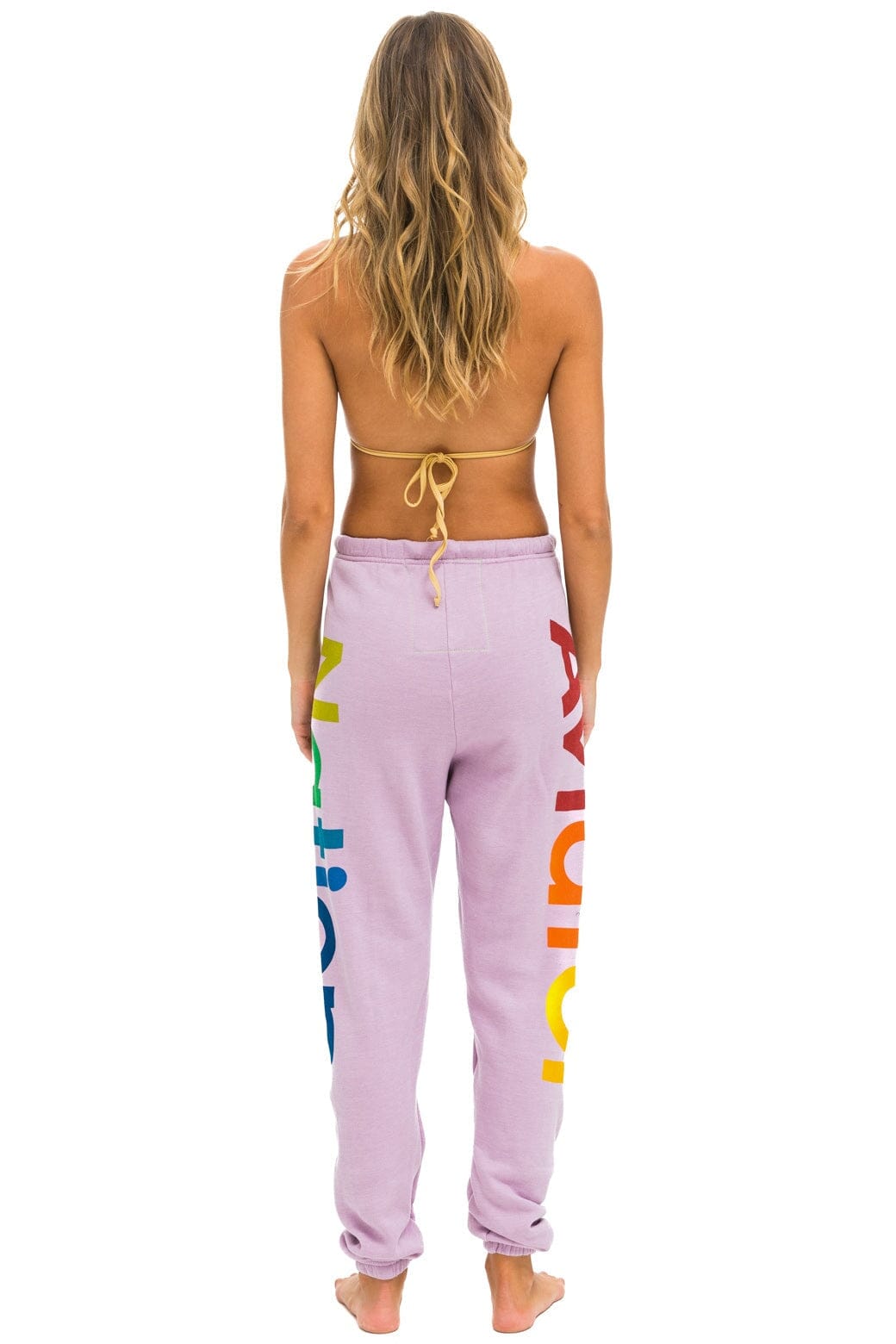 Classic AVIATOR NATION 2 SWEATPANTS - MAUVE