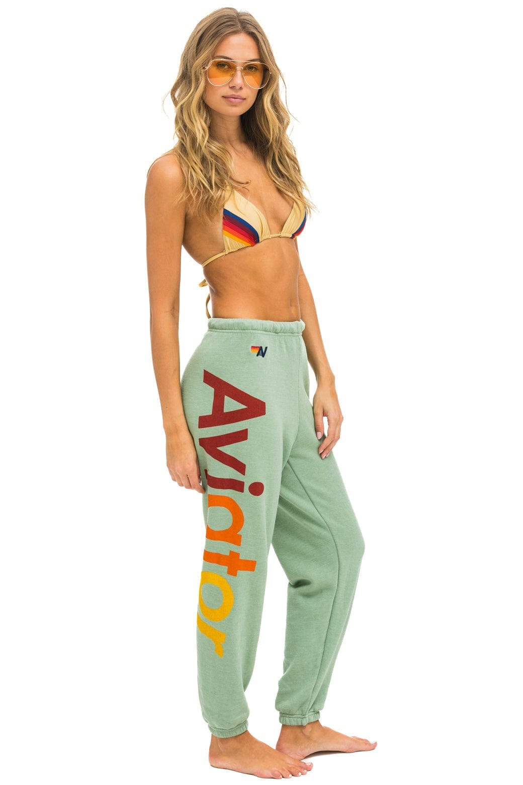 Classic AVIATOR NATION 2 SWEATPANTS - SAGE