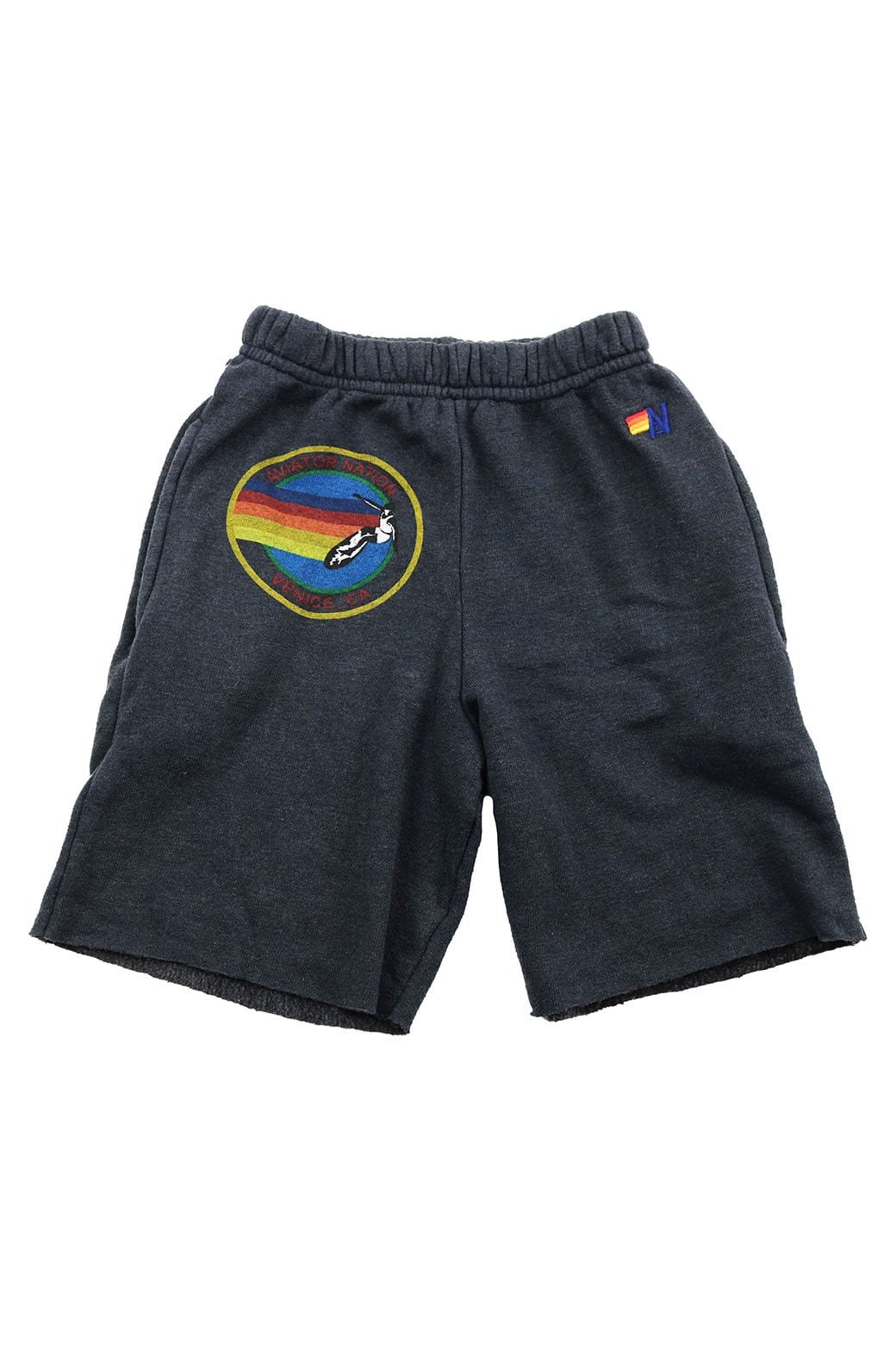 Classic AVIATOR NATION ASPEN KIDS SWEATSHORTS - CHARCOAL