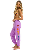 Classic AVIATOR NATION ASPEN SWEATPANTS - NEON PURPLE