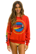 Classic AVIATOR NATION ASPEN SWEATSHIRT - RED