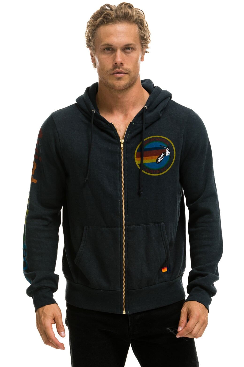 Classic AVIATOR NATION AUSTIN HOODIE - CHARCOAL