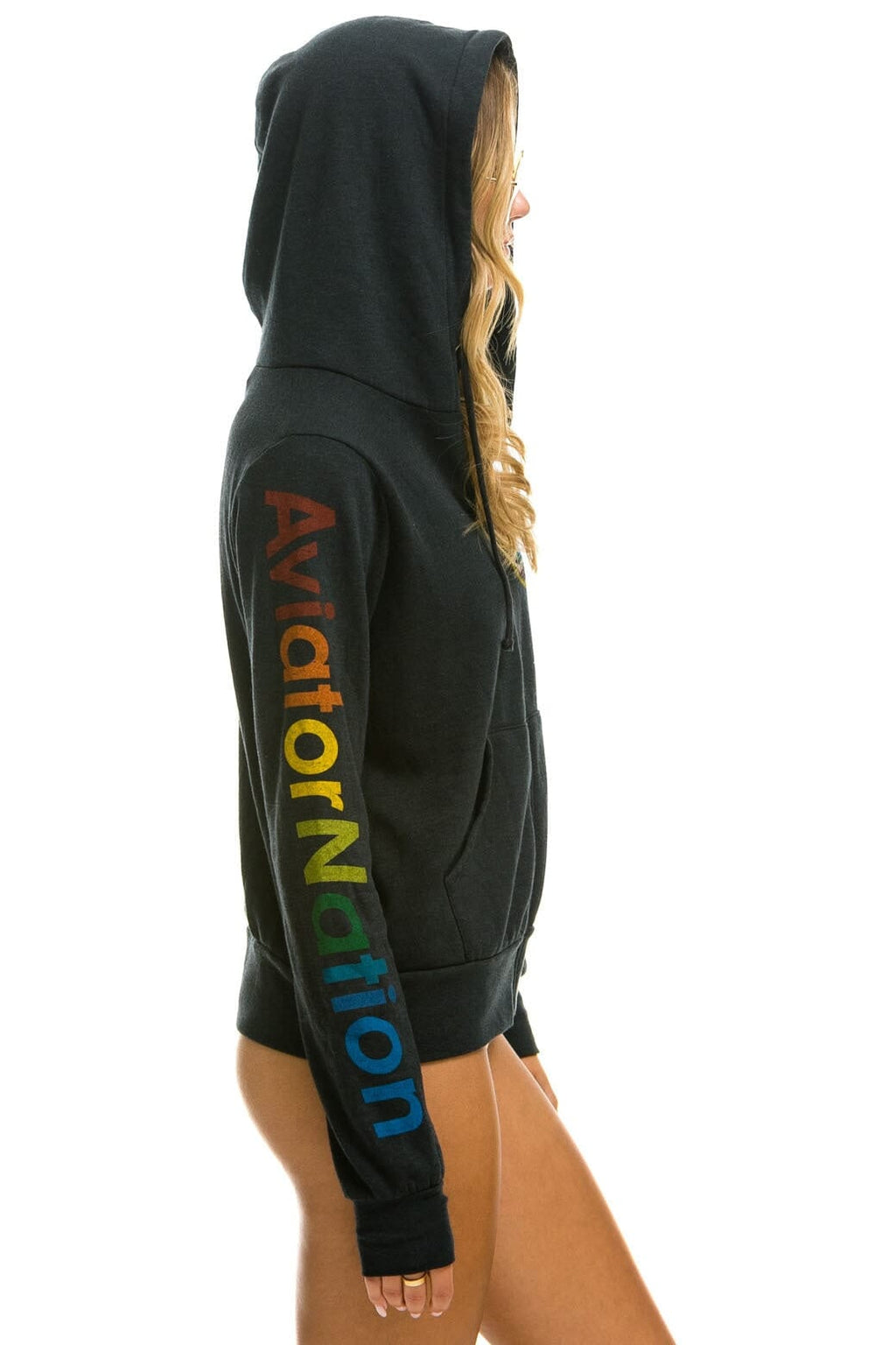 Classic AVIATOR NATION AUSTIN HOODIE - CHARCOAL
