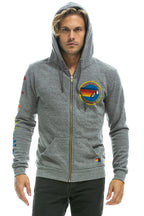Classic AVIATOR NATION AUSTIN HOODIE - HEATHER GREY