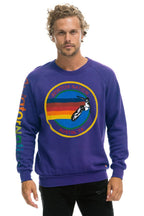 Classic AVIATOR NATION AUSTIN SWEATSHIRT - PURPLE