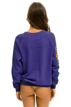 Classic AVIATOR NATION AUSTIN SWEATSHIRT - PURPLE