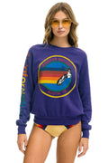 Classic AVIATOR NATION AUSTIN SWEATSHIRT - PURPLE