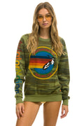 Classic AVIATOR NATION MALIBU SWEATSHIRT - CAMO