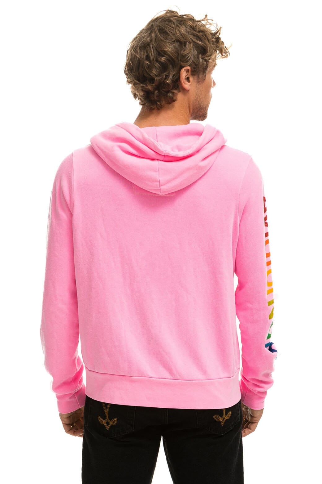Classic AVIATOR NATION HAMPTONS HOODIE - NEON PINK