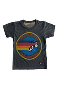Classic KIDS AVIATOR NATION HAMPTONS TEE - CHARCOAL