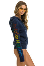 Classic AVIATOR NATION VENICE HOODIE - NAVY