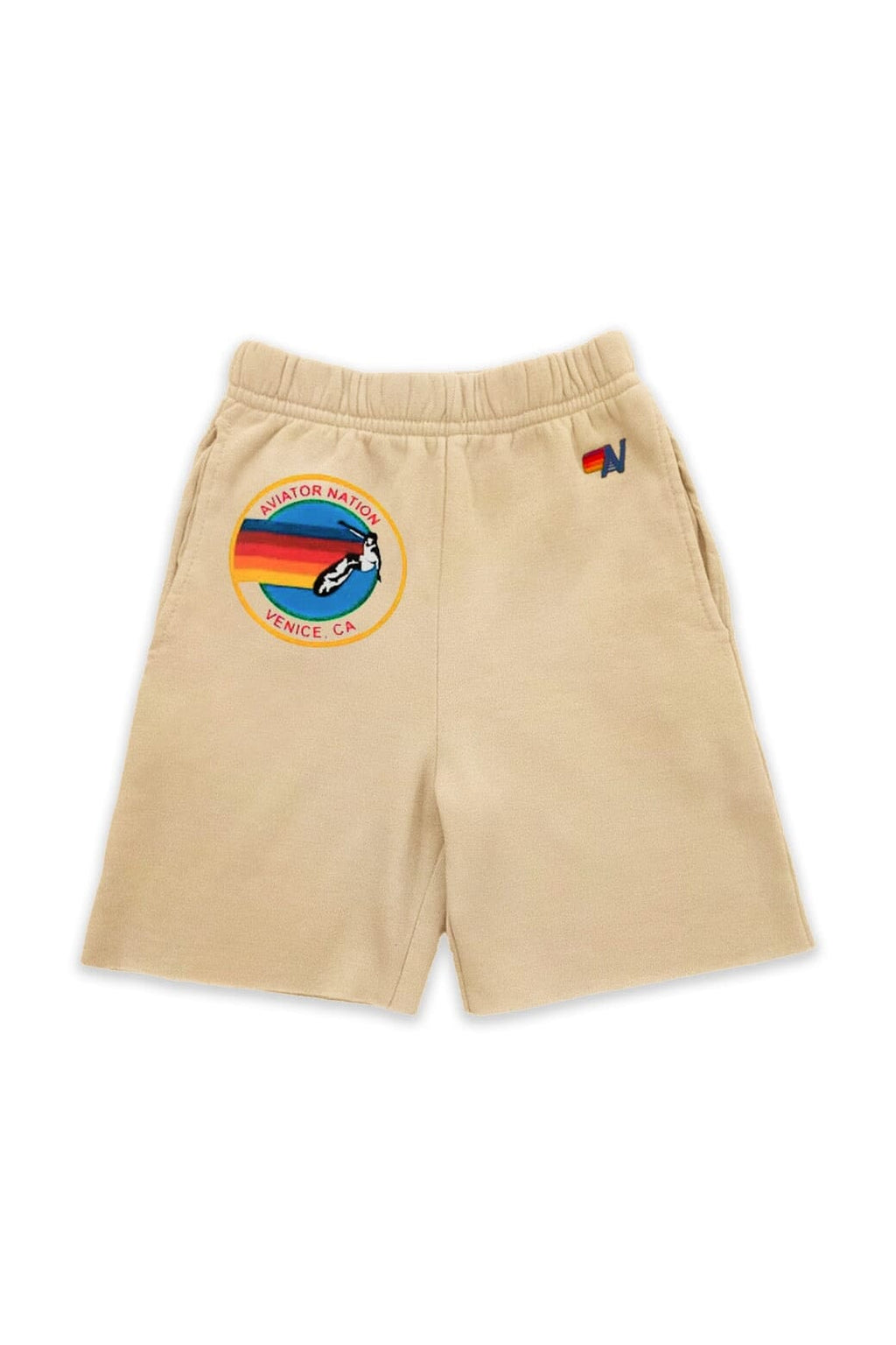Classic AVIATOR NATION VENICE KIDS SWEATSHORTS - SAND