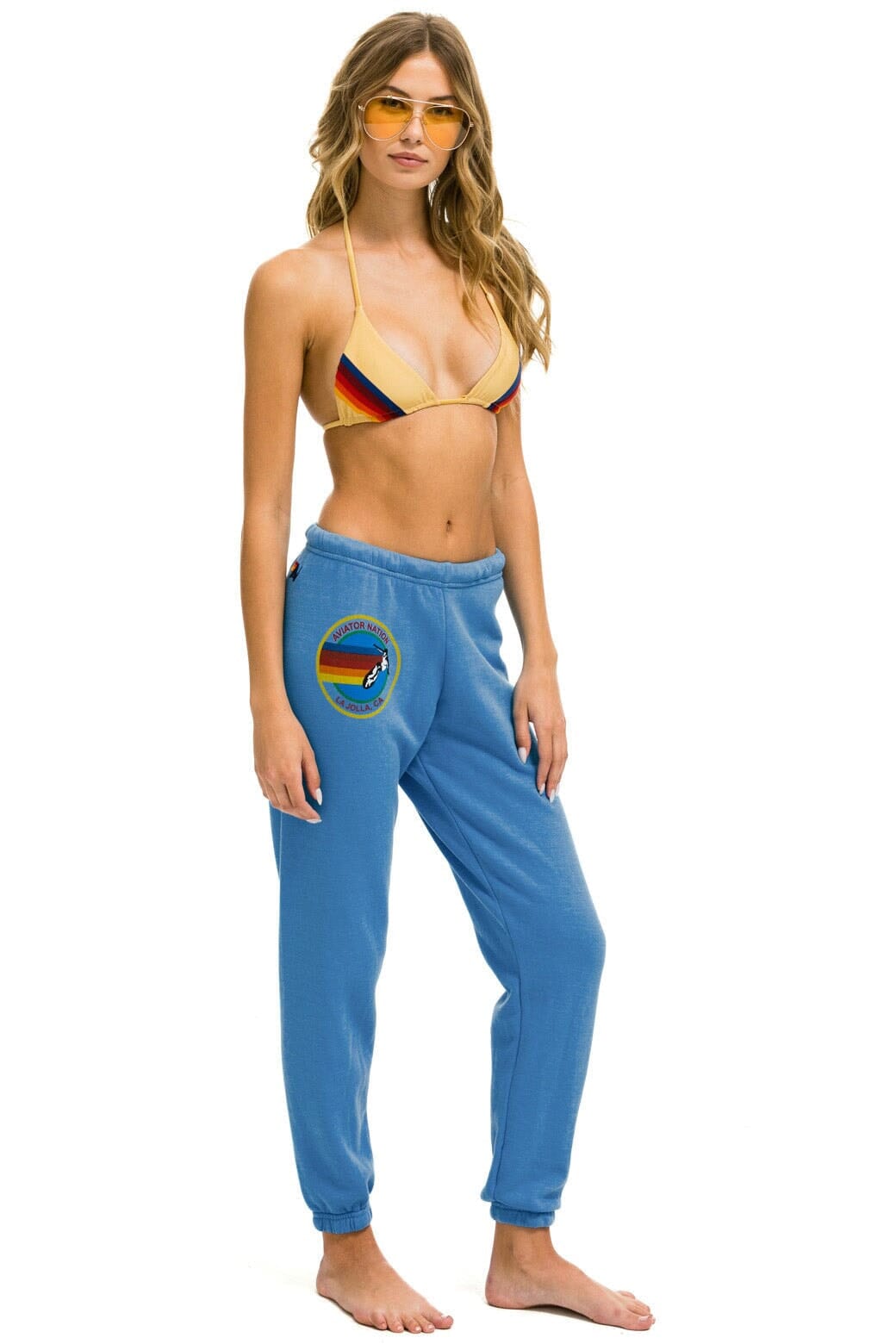 Classic AVIATOR NATION LA JOLLA SWEATPANTS - COBALT
