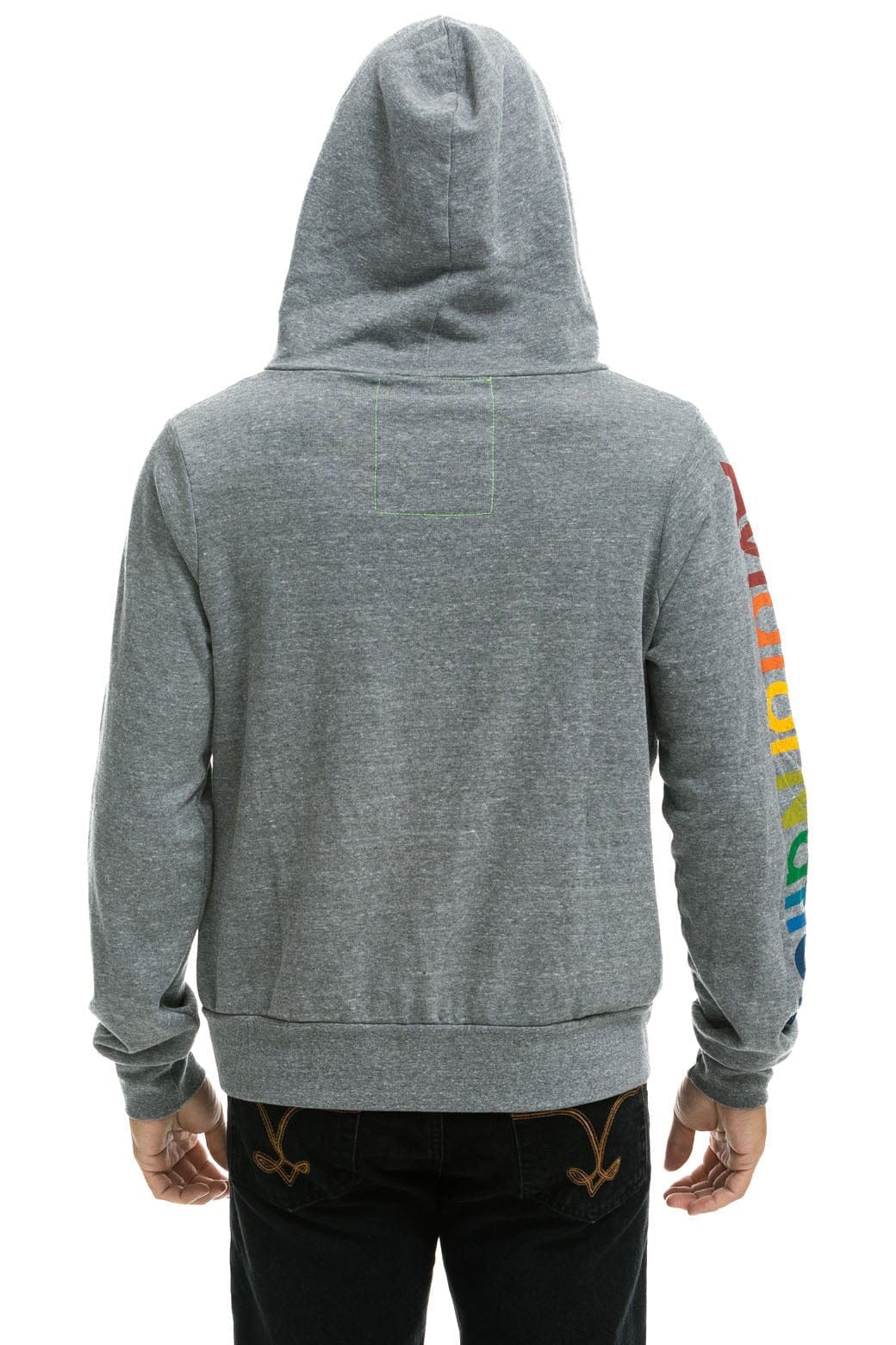 Classic AVIATOR NATION LA JOLLA ZIP HOODIE - HEATHER GREY