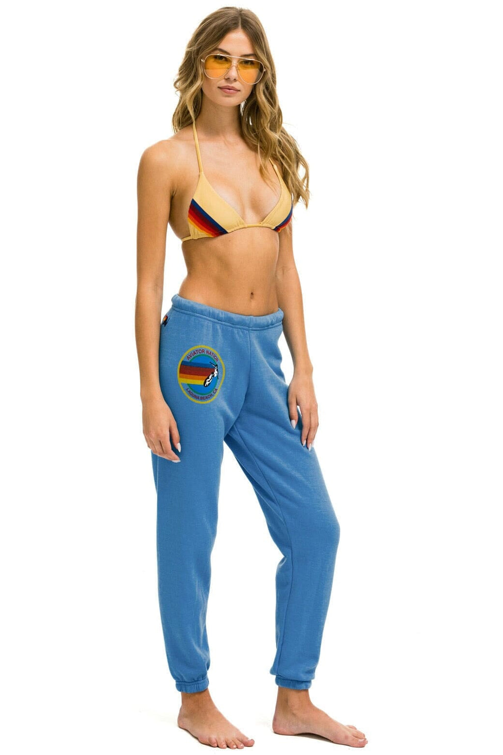 Classic AVIATOR NATION LAGUNA BEACH SWEATPANTS - COBALT