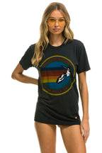 Classic AVIATOR NATION LA JOLLA TEE - CHARCOAL