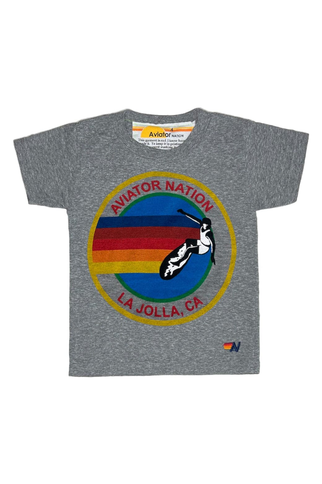 Classic KIDS AVIATOR NATION LA JOLLA TEE - HTHR