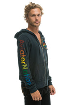 Classic AVIATOR NATION MALIBU HOODIE - CHARCOAL