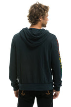 Classic AVIATOR NATION MALIBU HOODIE - CHARCOAL