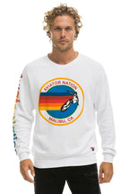 Classic AVIATOR NATION MALIBU SWEATSHIRT - WHITE