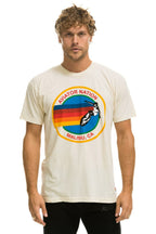 Classic AVIATOR NATION MALIBU TEE - VINTAGE WHITE