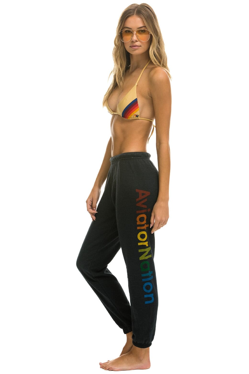Classic AVIATOR NATION MANHATTAN BEACH SWEATPANTS - CHARCOAL